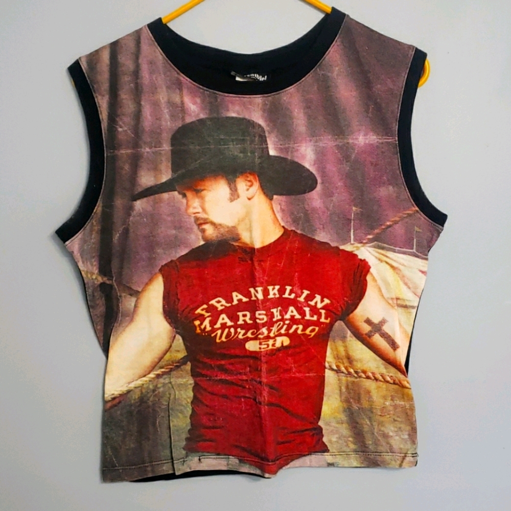 Tim Mcgraw baby doll sleeveless tee L